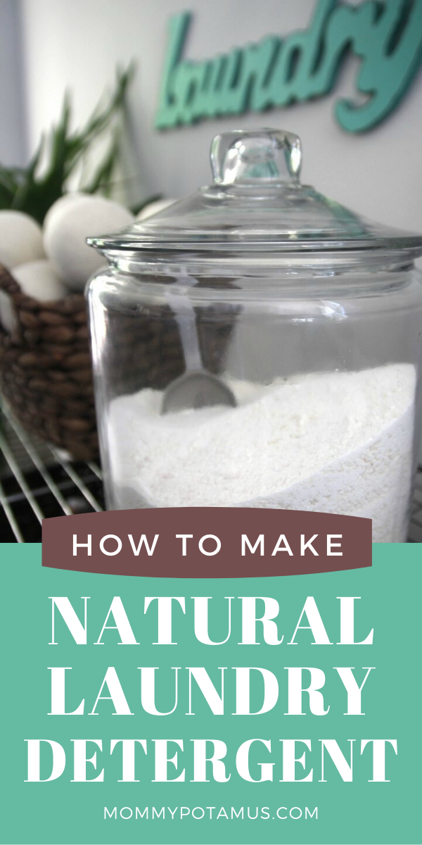 How To Make Natural Laundry Detergent (BoraxFree) Mommypotamus