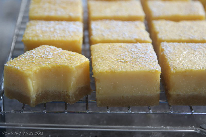 gluten free lemon bars recipe