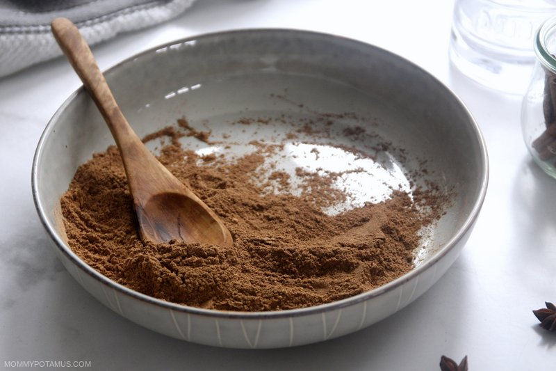 Chai mix in a bowl