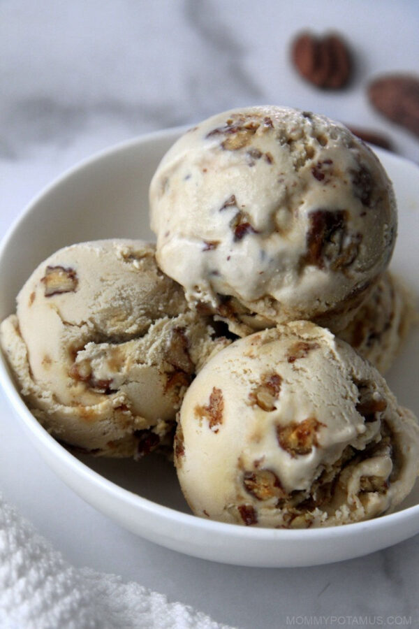 DairyFree Butter Pecan Ice Cream Recipe