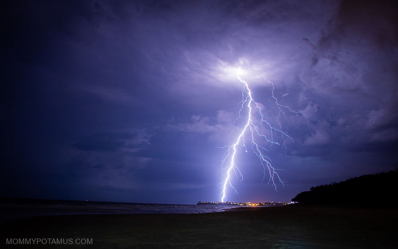 Lightening strike