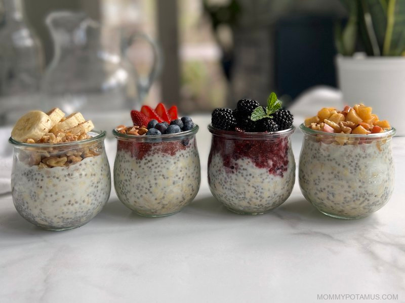 Easy Overnight Oats Recipe For Busy Moms - Healthy By Heather Brown