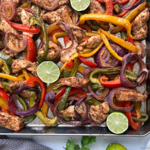 Sheet Pan Chicken Fajitas Recipe