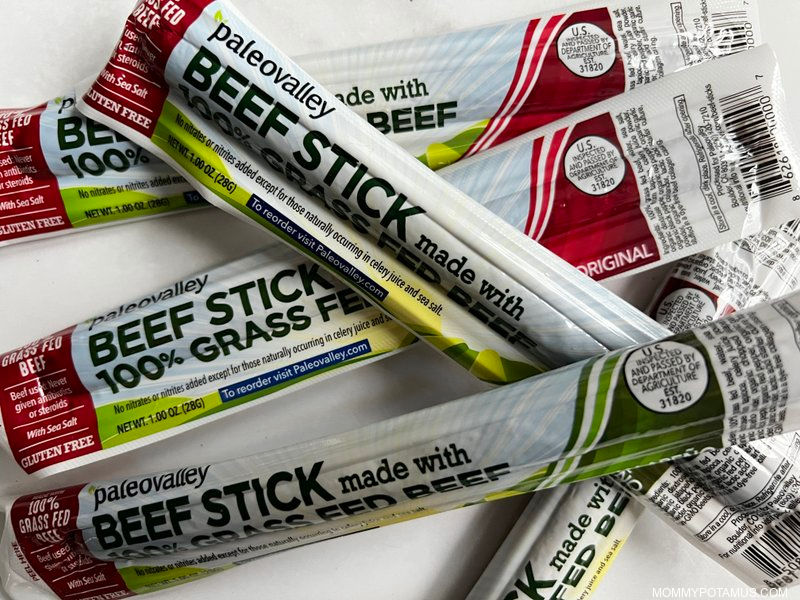 Grass-fed beef sticks