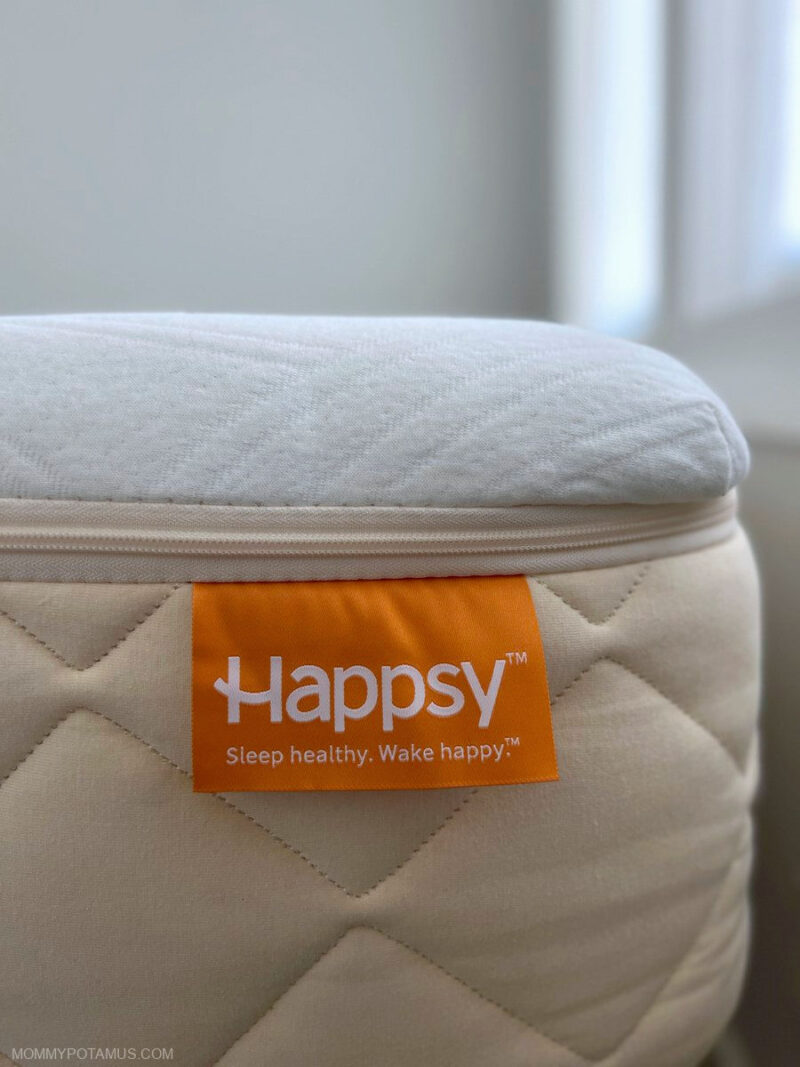 Happsy mattress next to windows