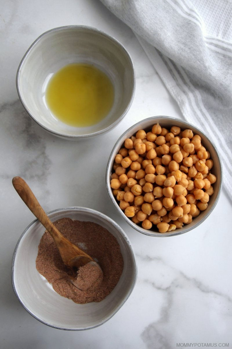 crispy oven roasted chickpeas recipe