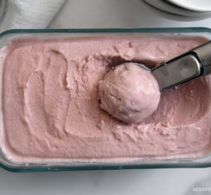 Strawberry Cottage Cheese Ice Cream Recipe (High Protein)