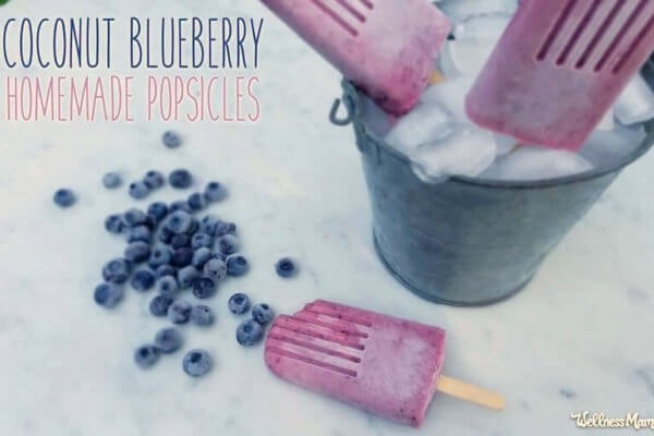 coconut blueberry popsicle