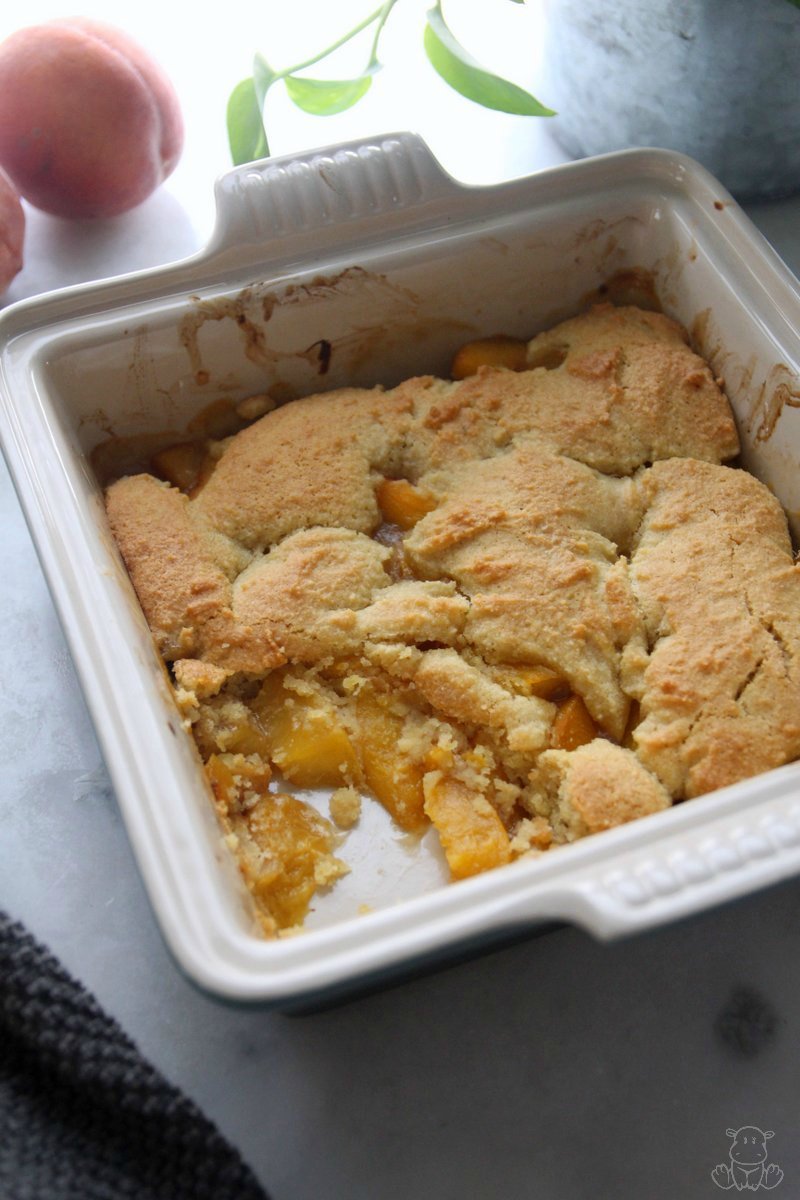 gluten free peach cobbler recipe