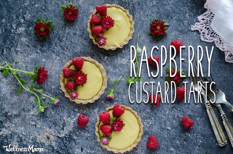 raspberry custard tarts recipe